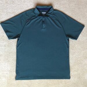 Rhone Men’s L Dark Green Short Sleeve Polo